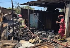 Piura: Un incendio deja a tres familias en la calle y piden ayuda en Catacaos