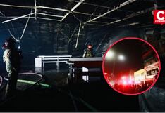 El Agustino: Incendio en edificio donde funcionaba una iglesia y galería comercial