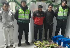 Jauja: Detienen a tres sujetos que desmantelaron antena de internet
