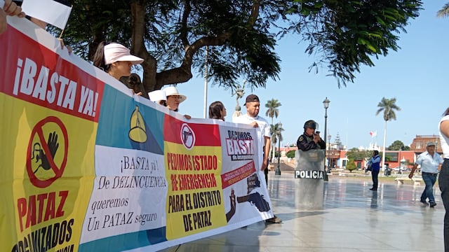 Pobladores de Pataz llegan a Trujillo y piden paz para su provincia