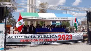 En audiencia alcalde de Chupaca no se salva de las críticas contra obras en mal estado 