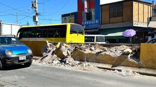 Arequipa: Destruyen muro en obra no entregada para habilitar ingreso a mercado (VIDEO)