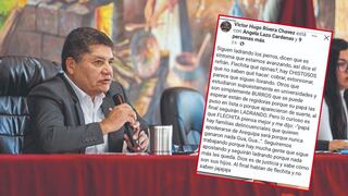 Alcalde de Arequipa, Víctor Hugo Rivera, arremete contra regidoras de la oposición