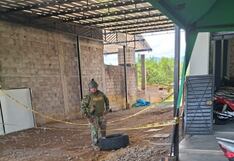 Investigan hallazgo de explosivo en comercio de Aucayacu