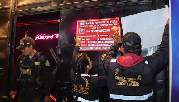 Comuna piurana clausuró tres bares por no cumplir con las ordenanzas municipales