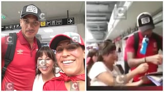 Selección peruana fue sorprendida por hinchas en el aeropuerto de Alemania (VIDEO)