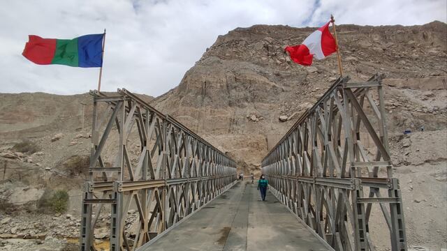 Moquegua: Ponen en operatividad nuevo puente El Chorro 2 luego de colapso