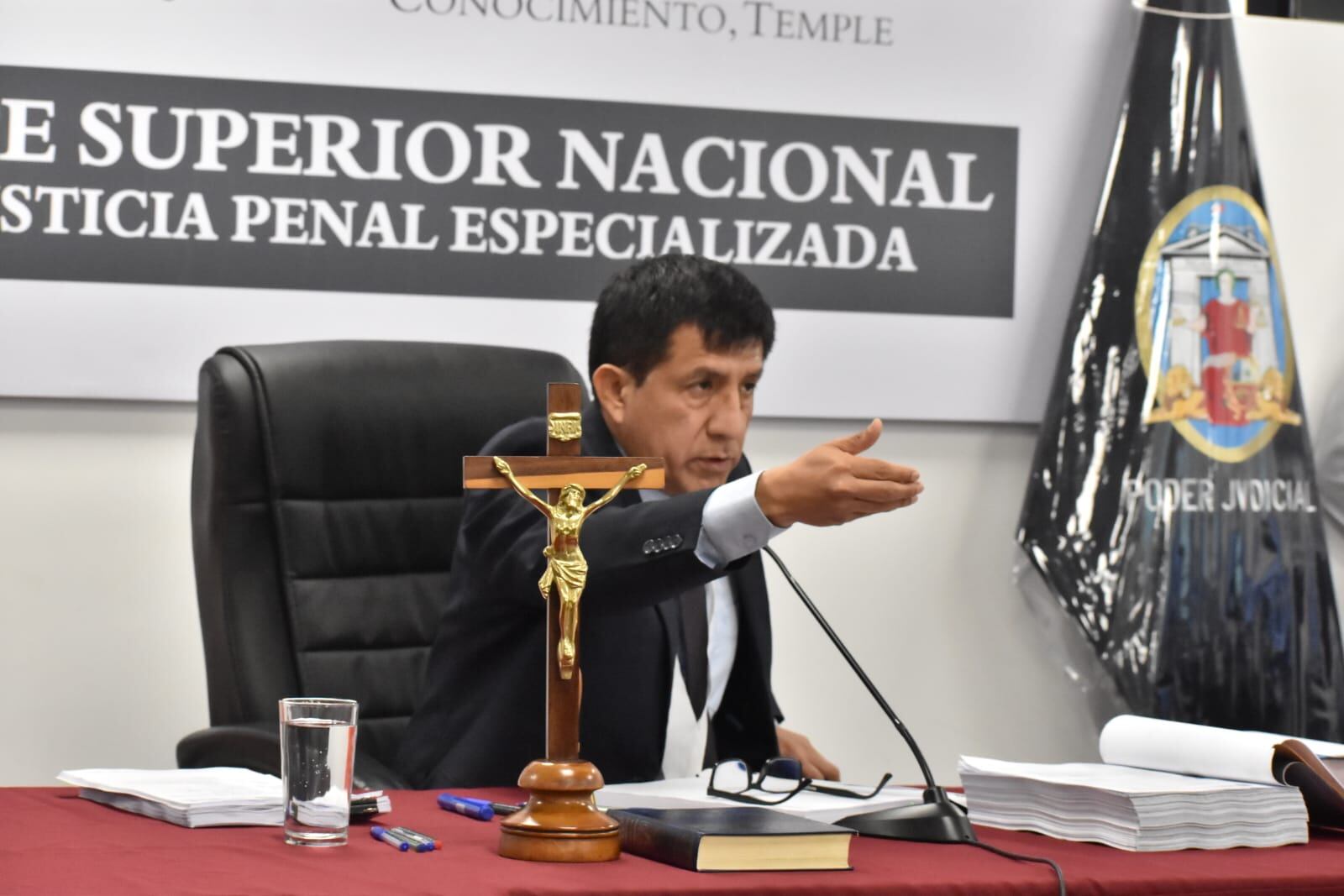 El juez Richard Concepción Carhuancho evaluará el pedido del expresidente Alejandro Toledo. (Foto: Corte Superior Nacional/X)