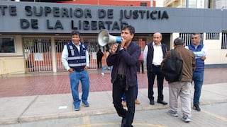 Trujillo: Trabajadores del Proyecto Especial Chavimochic acatan plantón y exigen restitución de beneficios