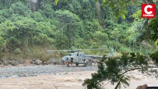 Héroes del aire: rescatan a personas atrapadas por huaico en San Ramón