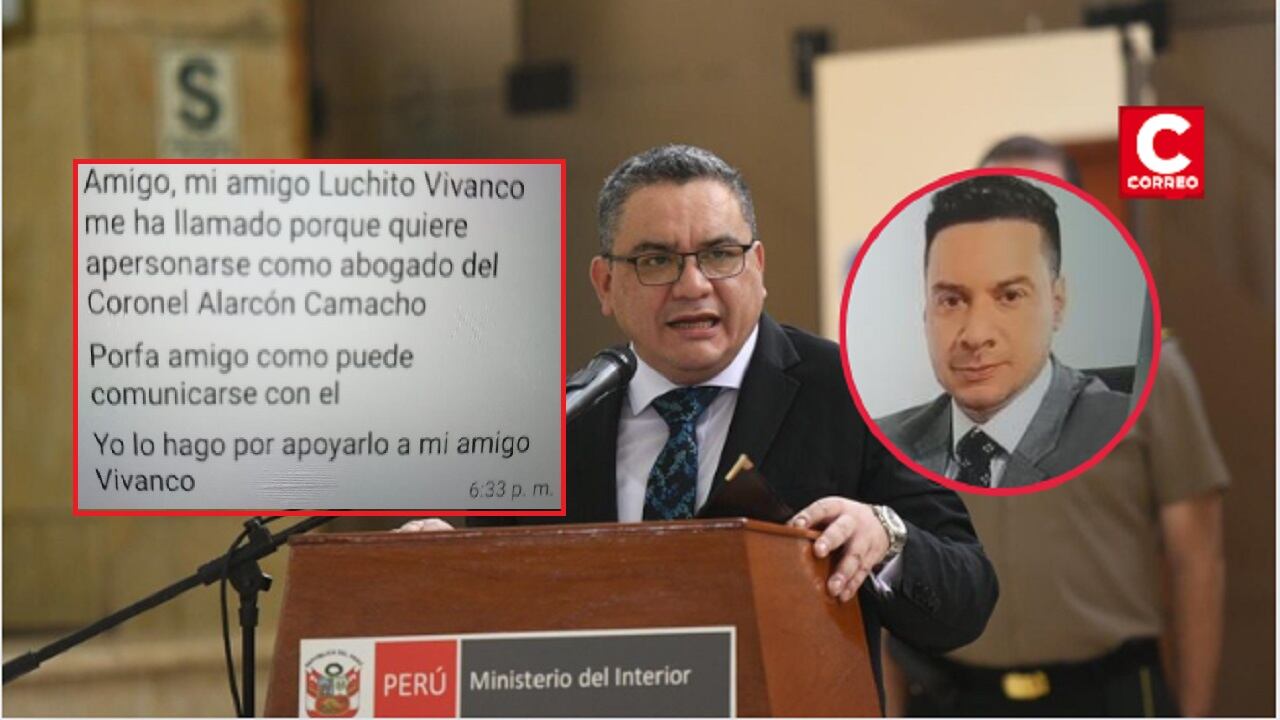 Juan José Santiváñez pidió contactar a detenido.