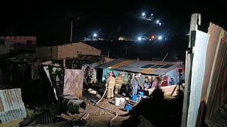 Bomberos controlan incendio registrado en campamento minero de Morococha