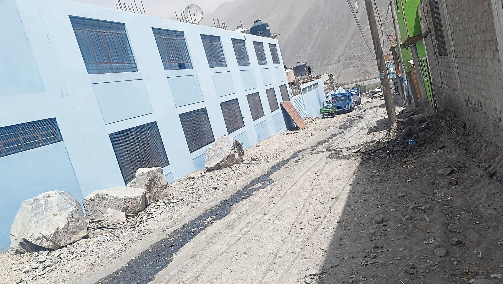 Colegio Ricarso Palma, ubicado en el sector minero de Secocha. Foto: GEC