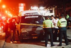 Niño de 6 años muere por ataque extorsivo a combi en Independencia (VIDEO)