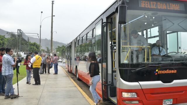 Corredor Javier Prado: 65 nuevos buses se sumarán a la flota