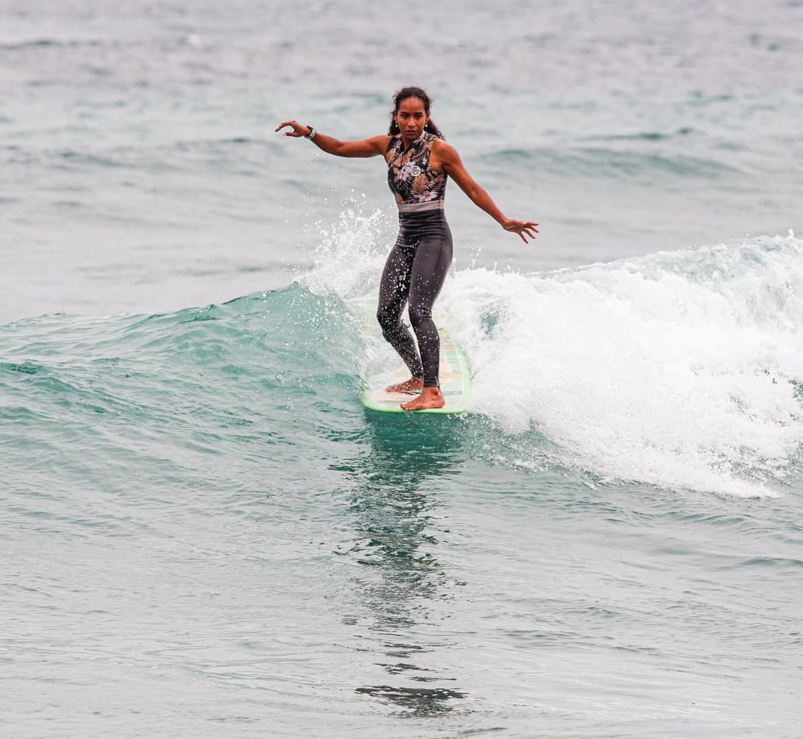 "Mafer" Reyes viene de ser campeona en los Panamericanos Santiago 2023 y en los Panamericanos de Surf 2026.