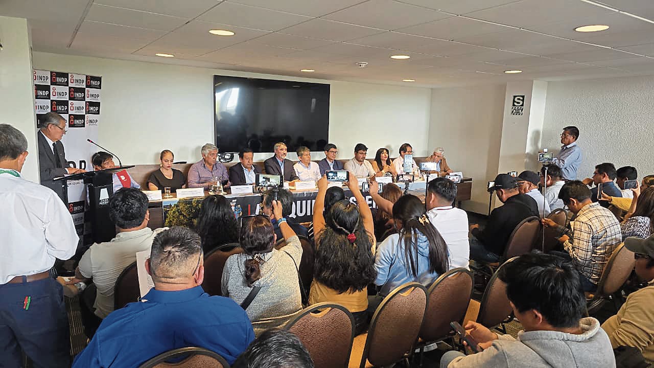 Están varias organizaciones y gremios en la asociación Integración Democrática para el Desarrollo del Perú (INDP). Foto: GEC.