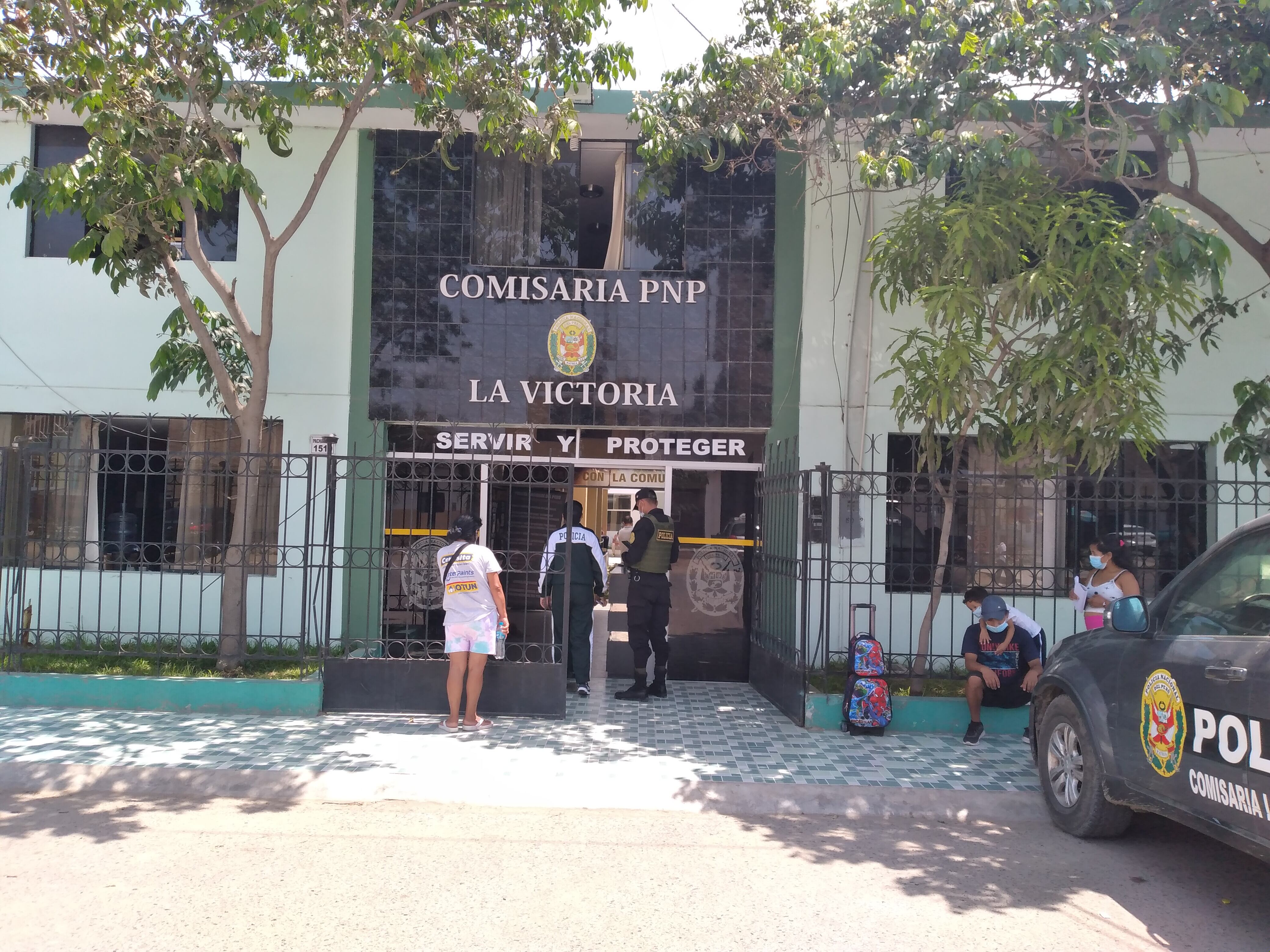 Comisaría de La Victoria a cargo del caso.