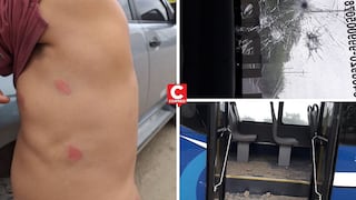 Turba ataca a pedradas a trabajadores de empresa de transportes (VIDEO)
