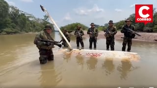 Hallan restos de avioneta boliviana usada para narcotráfico en río de Oxapampa