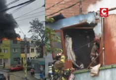 Incendio en Chorrillos dejó tres viviendas afectadas durante celebración del Día del Padre