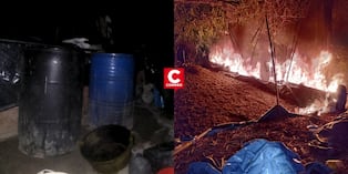 Ayacucho: Ejército y PNP incautan 330 kg de droga y destruyen laboratorio clandestino en el Vraem. Composición: Diario Correo.