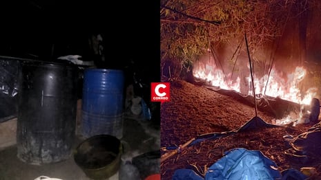 Ayacucho: Ejército y PNP incautan 330 kg de droga y destruyen laboratorio clandestino en el Vraem