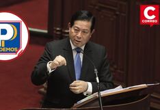 Podemos Perú niega respaldo al nuevo gabinete y cuestiona a ministro Eduardo Arana