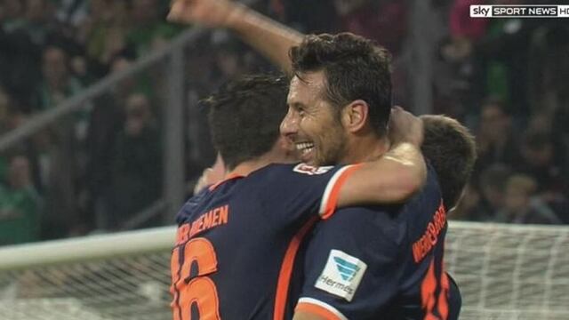 Claudio Pizarro: Werder Bremen venció al Augsburgo con gol del 'Bombardero' (VIDEO)