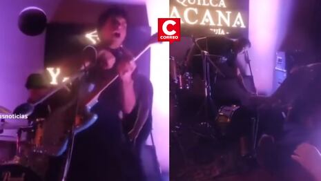 Joven cantante se electrocutó en pleno concierto en el Centro de Lima (VIDEO)