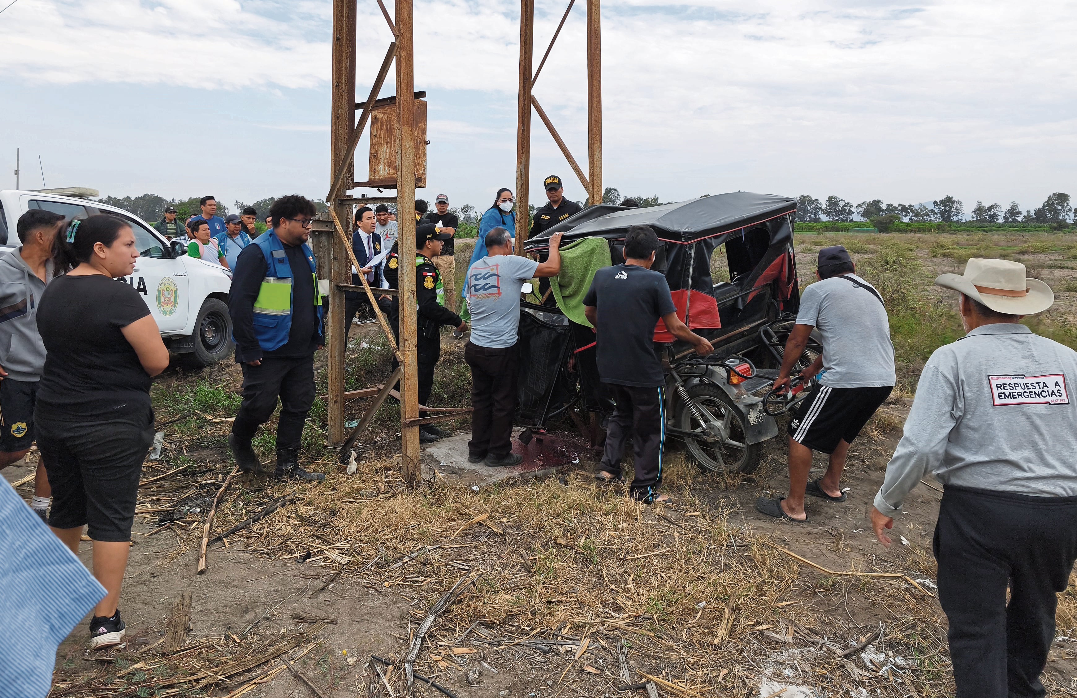 Fatal accidente de tránsito en Tumán.