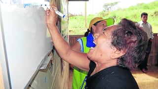 Buscan erradicar cifra de 70 mil analfabetos en la región Junín