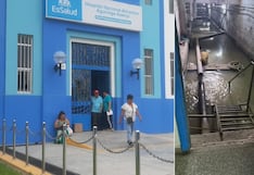 Detectan agua contaminada con bacterias fecales en Hospital Almanzor Aguinaga de EsSalud
