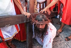 Cristo Cholo vuelve a recorrer Lima en emotivo Vía Crucis hacia el cerro San Cristóbal