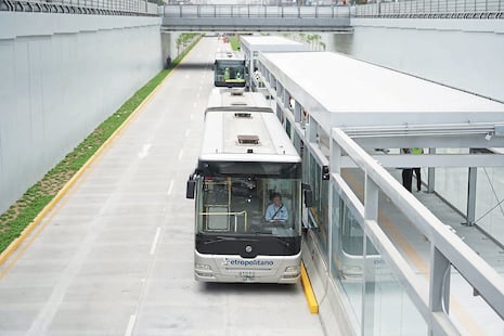 Metropolitano inicia pruebas en Vía Expresa Grau
