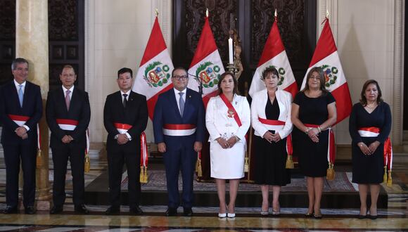 Al menos cuatro ministros de Dina Boluarte se presentaron en el Hemiciclo para responder por cuestionamientos en su contra.  (Foto: Jorge Cerdan/GEC)