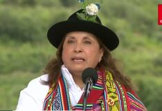 Dina Boluarte se emociona al evocar su infancia en Apurímac