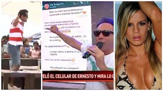 Le quitaron el celular a Ernesto Jiménez y revelan pasado vínculo con Alejandra Baigorria (VIDEO)