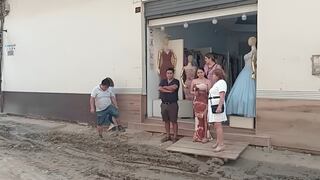 Dueños de negocios piden acelerar la obra en el centro histórico de Piura