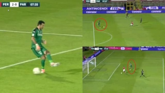 Gianluigi Buffon le ‘regaló' un gol al rival con inesperado blooper en la Segunda de Italia (VIDEO)