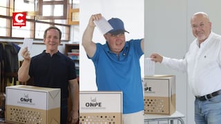 ERM 2026: Así acudieron a votar Francis Allison, Carlos Bruce y Rafael López Aliaga (FOTOS)
