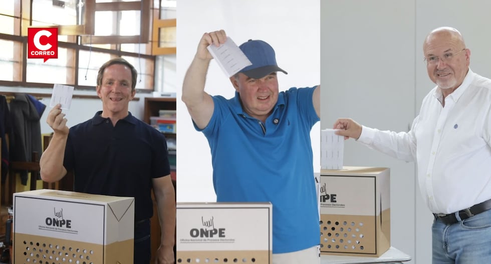 ERM 2026: Así acudieron a votar Francis Allison, Carlos Bruce y Rafael López Aliaga (FOTOS)