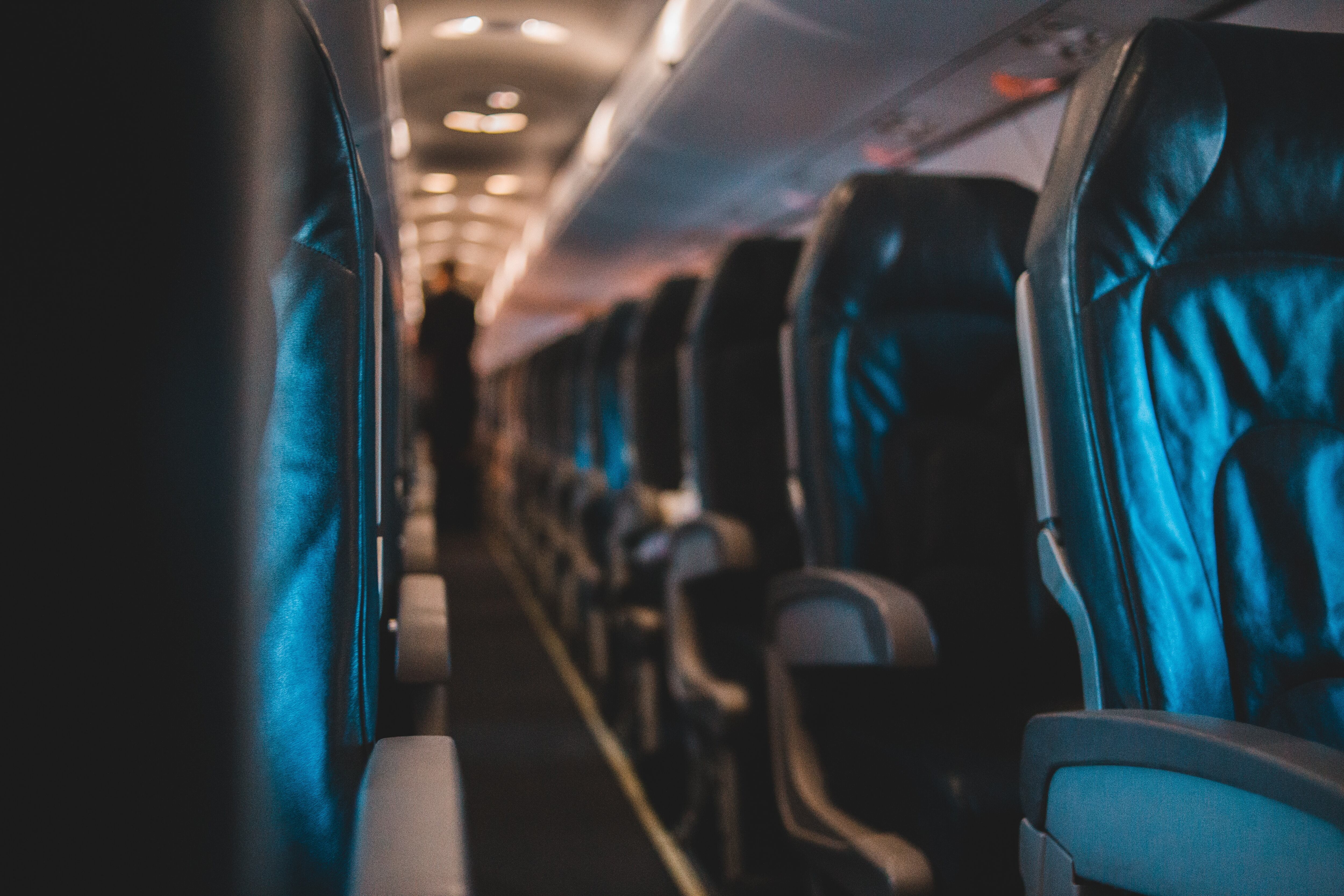 Interior de un avión. (Foto: Pexels)