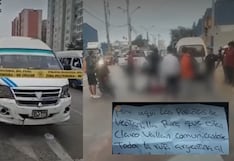 Conductor de combi es asesinado por sicario en bicicleta en la avenida Argentina