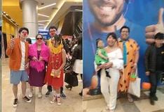 Ica: jóvenes acuden a centro comercial con peculiares disfraces por Halloween