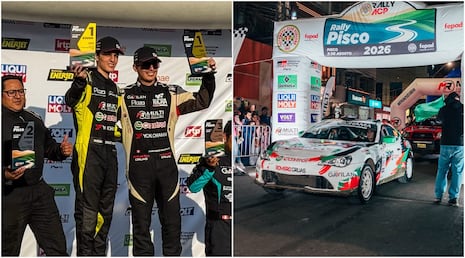 Pisco: Santiago y Joaquín Aguayo se consagran campeones del Rally ACP 2026