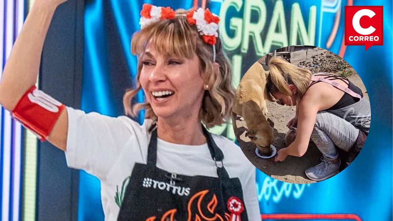 Belén Estévez genera consciencia al alimentar a perros abandonados: “Abran su corazón y adopten”