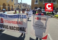 Ica: trabajadores de Provías descentralizado protestan contra extinción