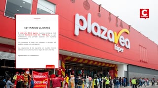 Plaza Vea anuncia cambio de horario en todo el país este miércoles 12 de agosto: ¿Por qué cerrarán a las 7 p.m?