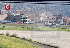 Llega a Cusco ambulancia aérea y avión táctico Spartan para atender a heridos del accidente en Machu Picchu
